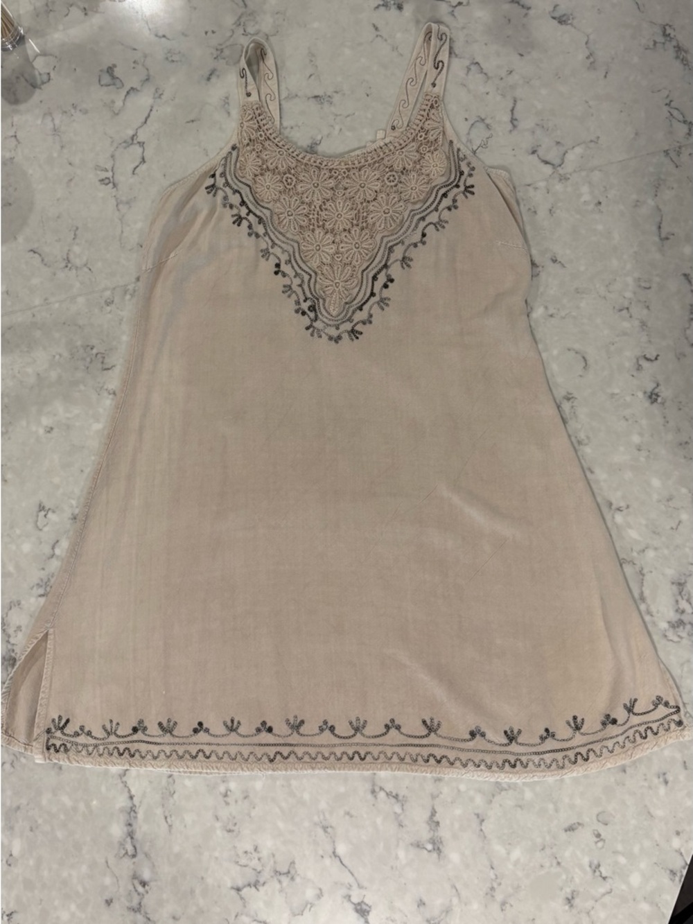 Raya Sun Beige Sun Dress or Cover Up - Picture 7 of 7